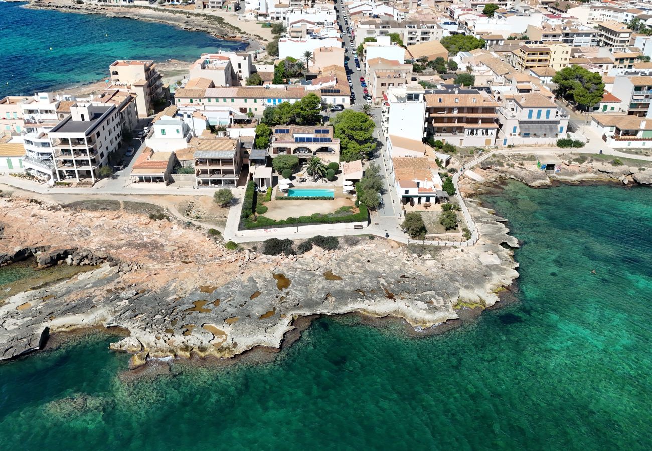 Villa in Colònia de Sant Jordi - Villa Cabrera Ferienhaus mit Meerblick und Pool in Colònia de Sant Jordi, Mallorca