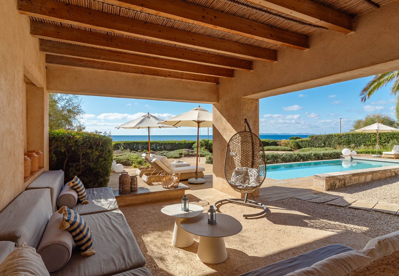Villa in Colònia de Sant Jordi - Villa Cabrera Ferienhaus mit Meerblick und Pool in Colònia de Sant Jordi, Mallorca