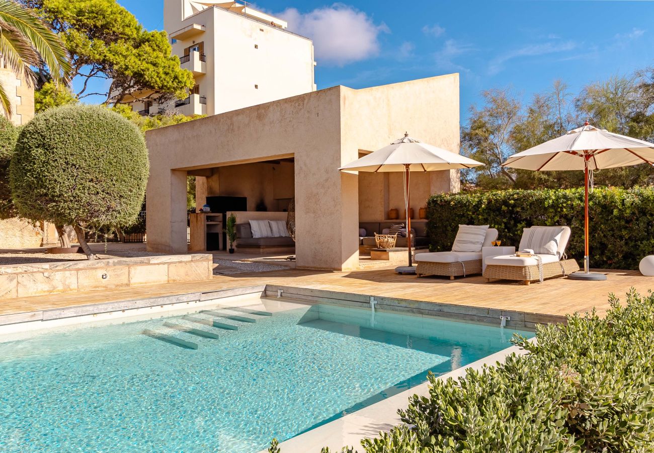 Villa in Colònia de Sant Jordi - Villa Cabrera Ferienhaus mit Meerblick und Pool in Colònia de Sant Jordi, Mallorca