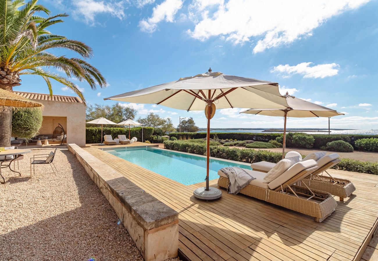 Villa in Colònia de Sant Jordi - Villa Cabrera Ferienhaus mit Meerblick und Pool in Colònia de Sant Jordi, Mallorca