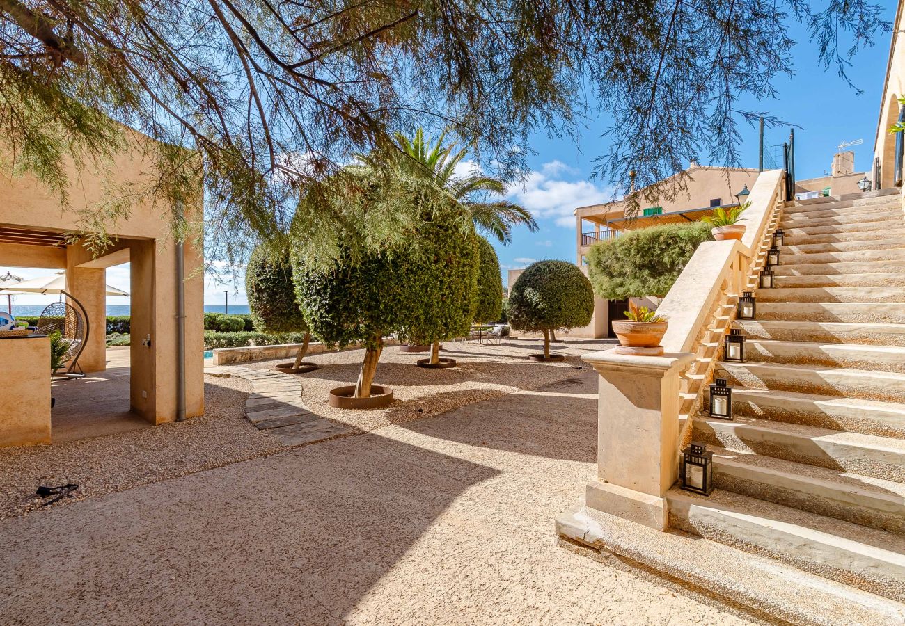 Villa in Colònia de Sant Jordi - Villa Cabrera Ferienhaus mit Meerblick und Pool in Colònia de Sant Jordi, Mallorca