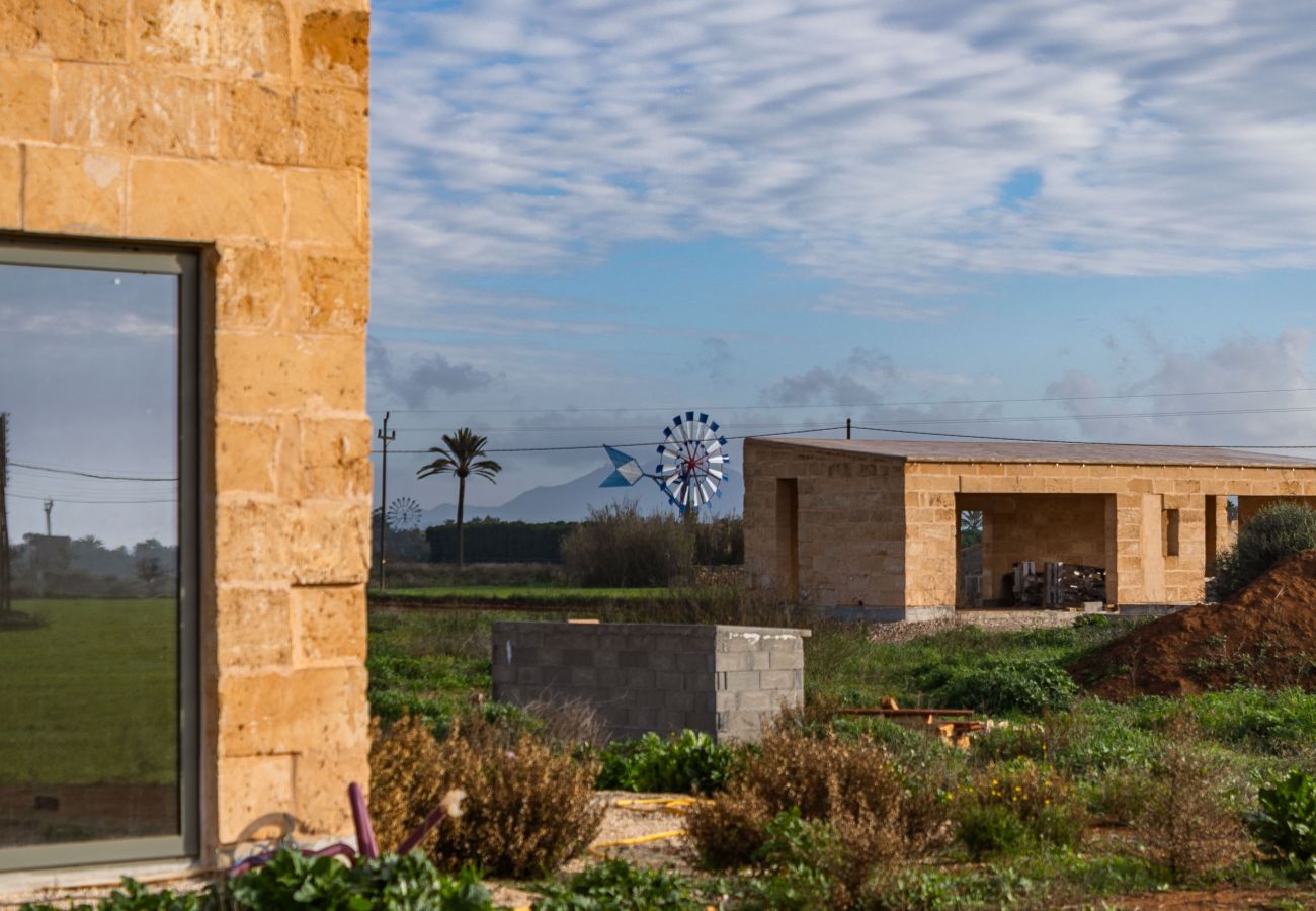 Finca en Campos - Finca Campo Sol Finca moderna en Campos con piscina en alquiler a largo plazo en Mallorca