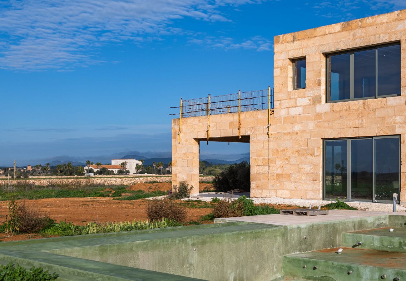 Finca en Campos - Finca Campo Sol Finca moderna en Campos con piscina en alquiler a largo plazo en Mallorca