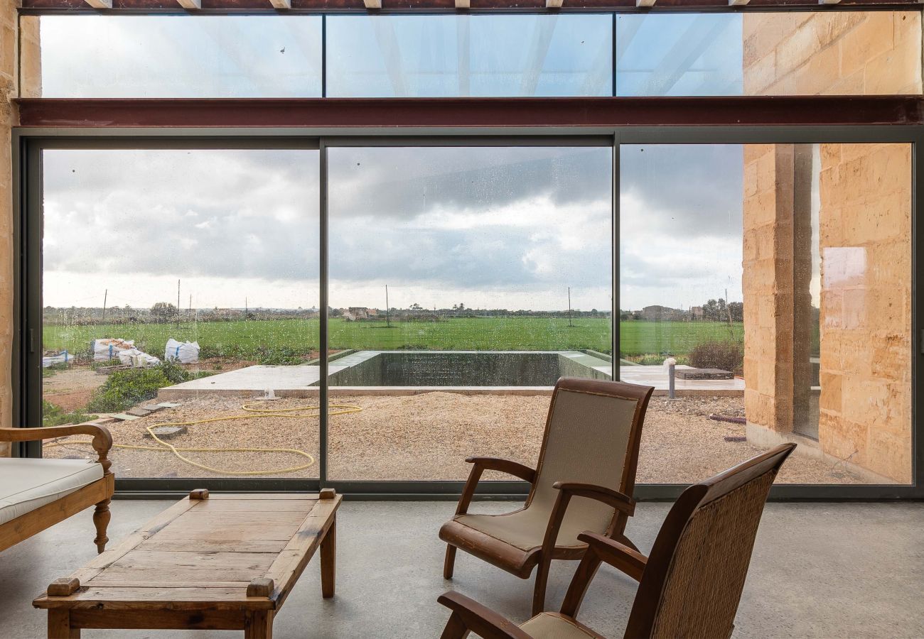 Finca en Campos - Finca Campo Sol Finca moderna en Campos con piscina en alquiler a largo plazo en Mallorca