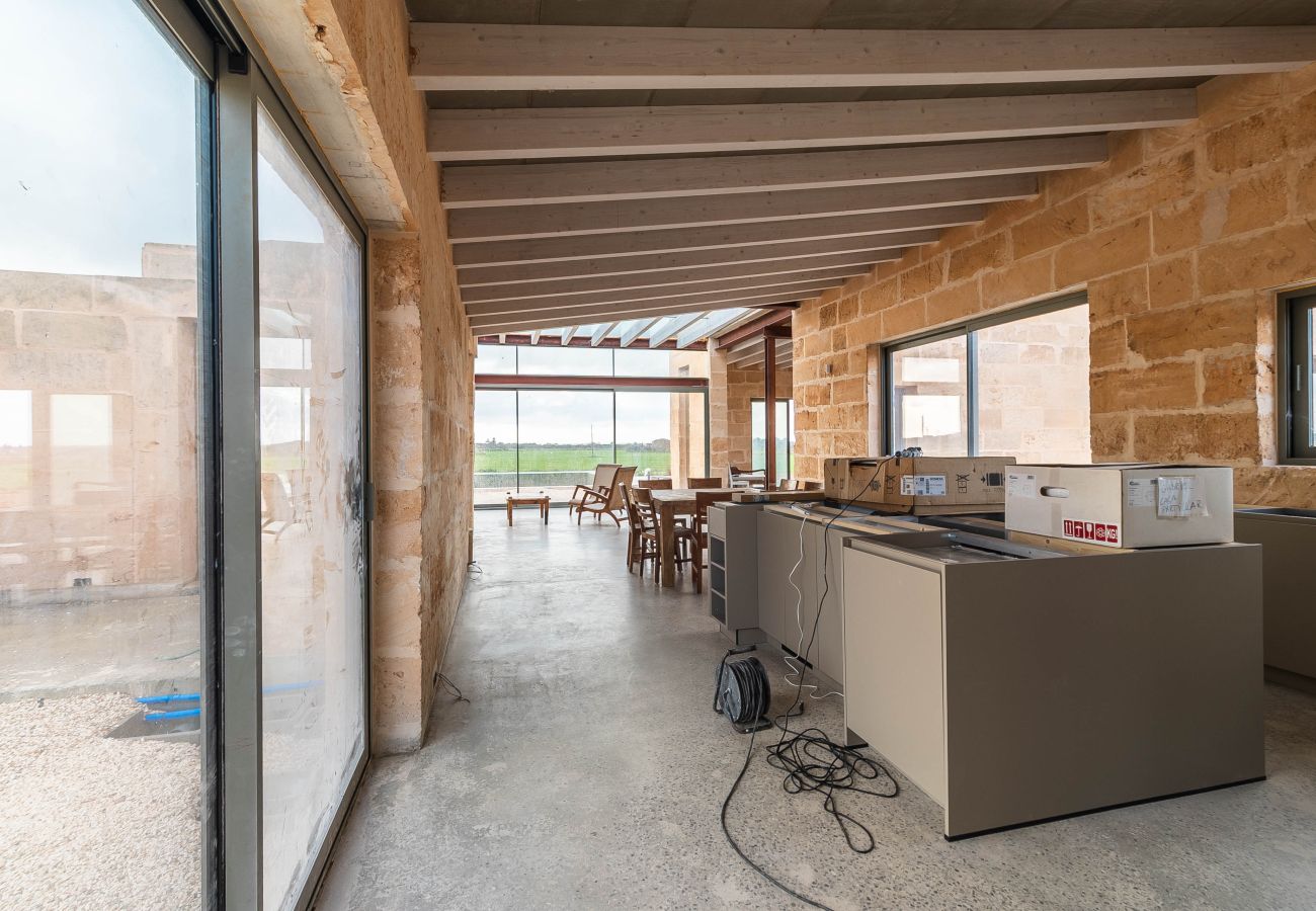 Finca en Campos - Finca Campo Sol Finca moderna en Campos con piscina en alquiler a largo plazo en Mallorca