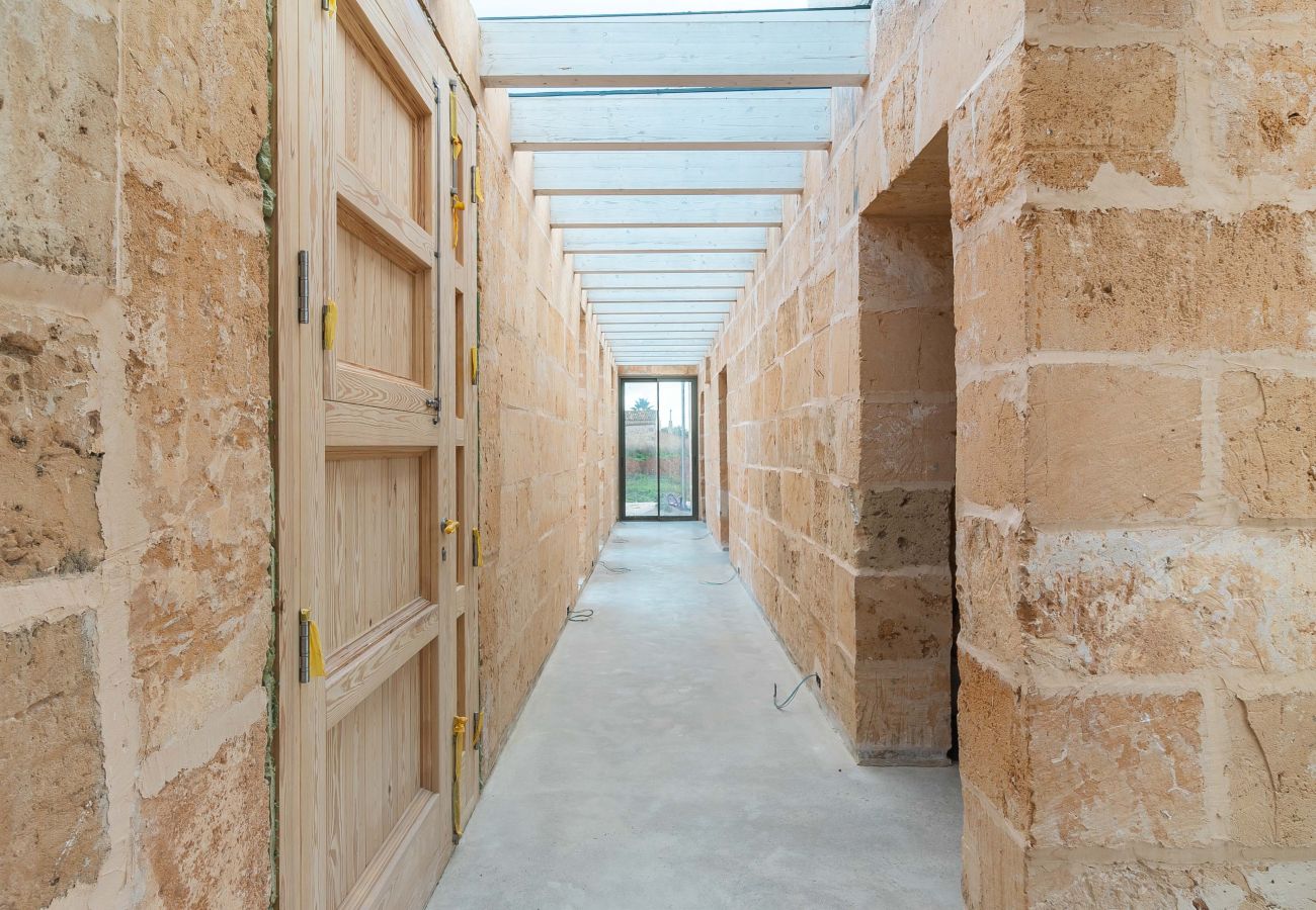 Finca en Campos - Finca Campo Sol Finca moderna en Campos con piscina en alquiler a largo plazo en Mallorca