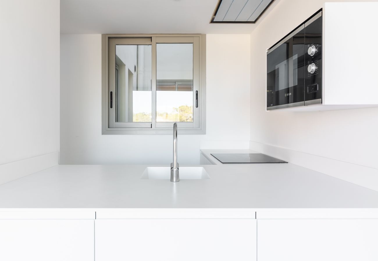 Piso en Cala Figuera - Apartamento moderno con vistas al mar en alquiler de larga duración en Cala Figuera