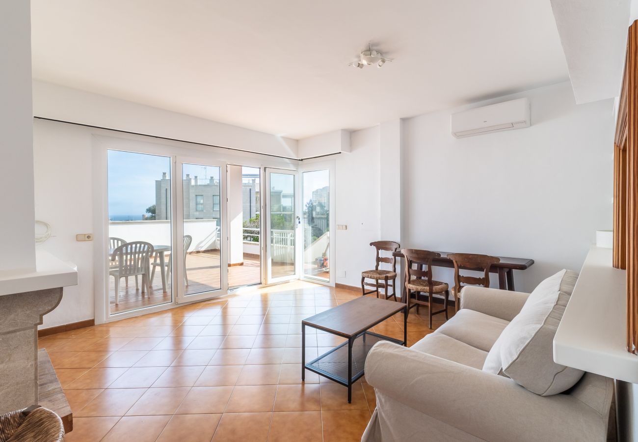 Piso en Cala Figuera - Alquiler de larga duración en Cala Figuera apartamento con piscina privada y jardín en Mallorca