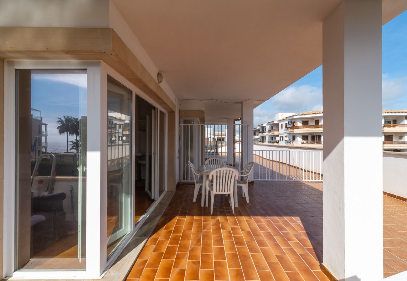 Piso en Cala Figuera - Alquiler de larga duración en Cala Figuera apartamento con piscina privada y jardín en Mallorca
