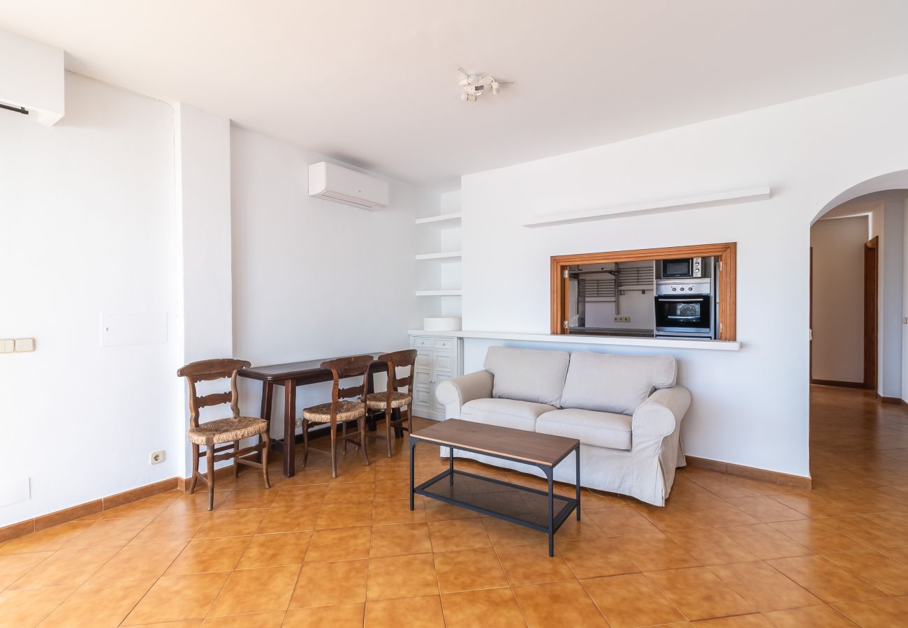 Piso en Cala Figuera - Alquiler de larga duración en Cala Figuera apartamento con piscina privada y jardín en Mallorca