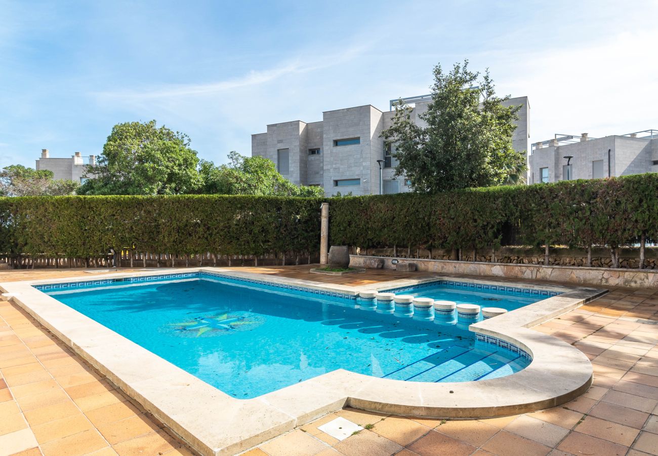 Piso en Cala Figuera - Alquiler de larga duración en Cala Figuera apartamento con piscina privada y jardín en Mallorca