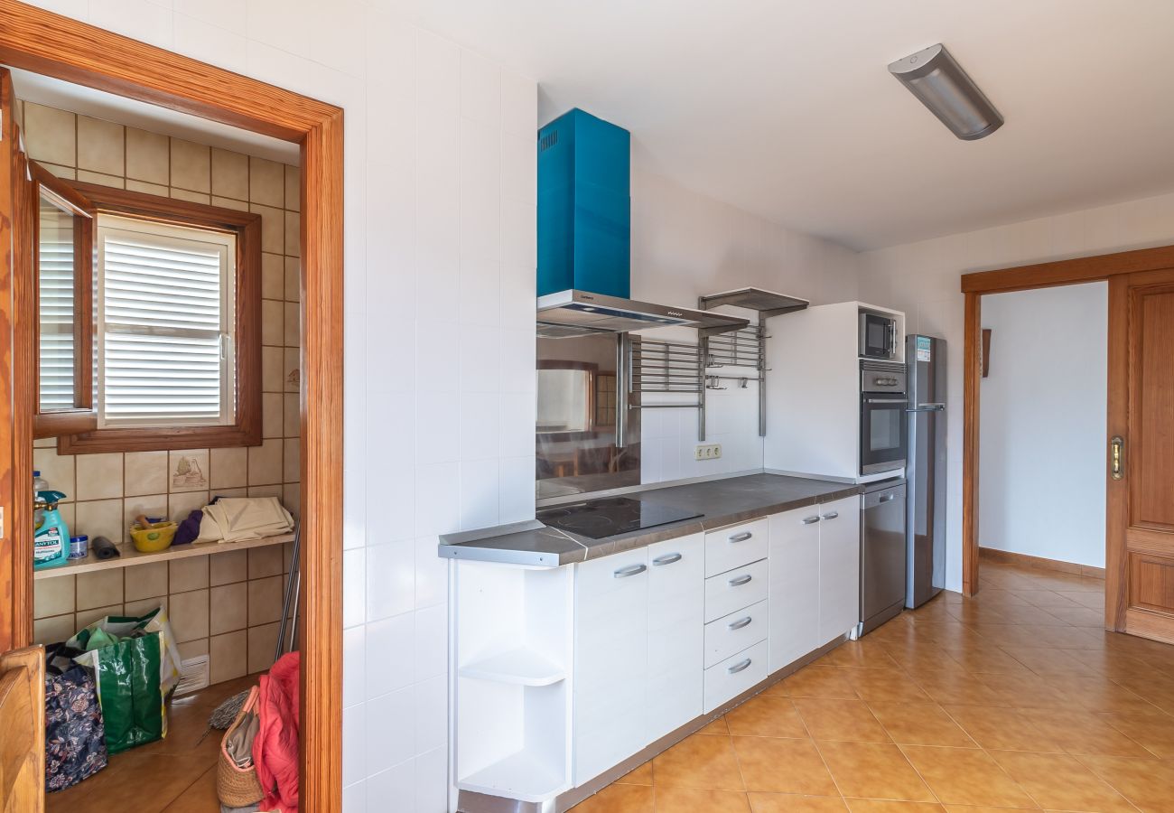 Piso en Cala Figuera - Alquiler de larga duración en Cala Figuera apartamento con piscina privada y jardín en Mallorca