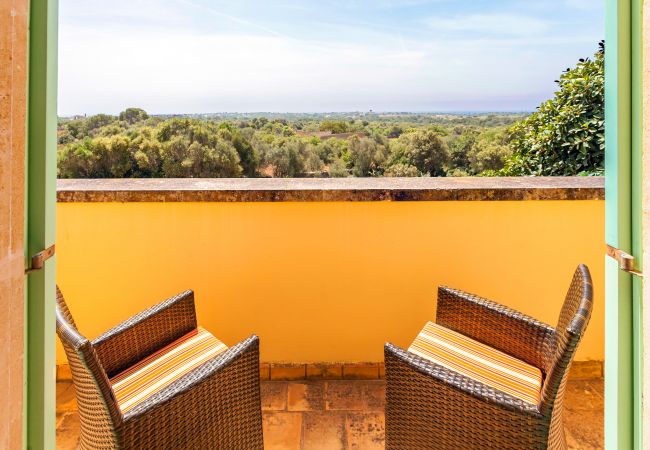 Finca en Santanyi - Finca Ses Mires casa vacacional con 5 dormitorios, piscina, vistas al mar y a poca distancia de la playa en Santanyí Finca en Santanyi - Finca Ses Mires casa vacacional con 5 dormitorios, piscina, vistas al mar y a poca distancia de la playa en Santanyí