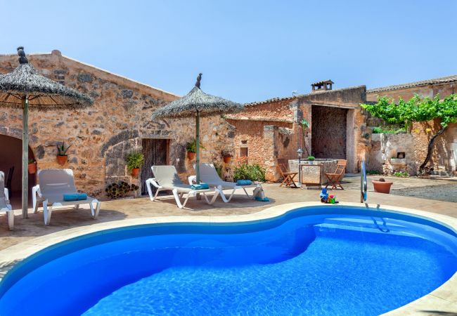 Finca en Santanyi - Casa Antigua » finca tradicional con piscina en un entorno tranquilo 