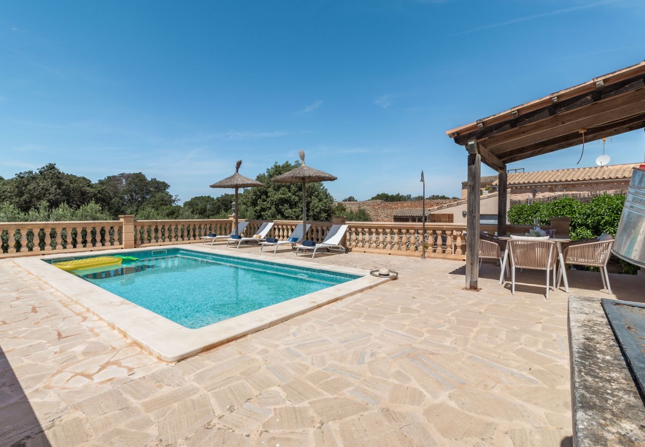 Finca en Santanyi - Sa Madoneta encantadora casa vacacional con vistas impresionantes y piscina en Santanyí