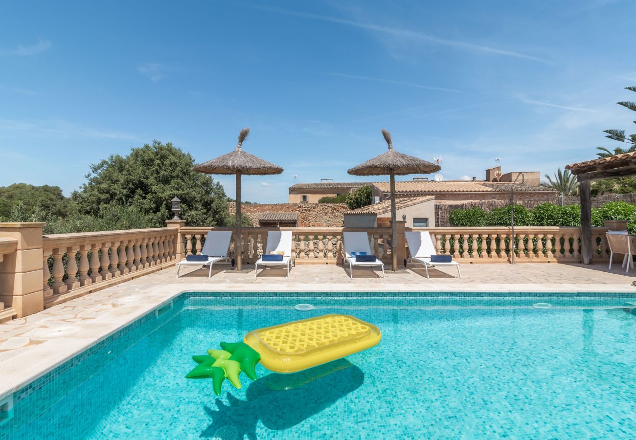 Finca en Santanyi - Sa Madoneta encantadora casa vacacional con vistas impresionantes y piscina en Santanyí
