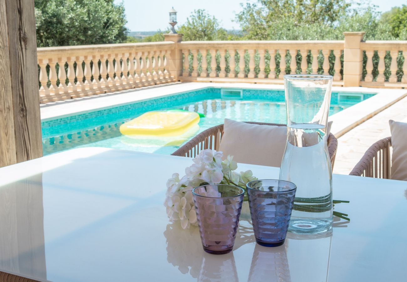 Finca en Santanyi - Sa Madoneta encantadora casa vacacional con vistas impresionantes y piscina en Santanyí