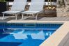 Chalet en Santanyi - La Casa Escaniana Acogedora casa vacacional con piscina climatizada a solo 200 m de la playa en Cala Santanyi  Chalet en Santanyi - La Casa Escaniana Acogedora casa vacacional con piscina climatizada a solo 200 m de la playa en Cala Santanyi