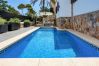 Chalet en Santanyi - La Casa Escaniana Acogedora casa vacacional con piscina climatizada a solo 200 m de la playa en Cala Santanyi  Chalet en Santanyi - La Casa Escaniana Acogedora casa vacacional con piscina climatizada a solo 200 m de la playa en Cala Santanyi