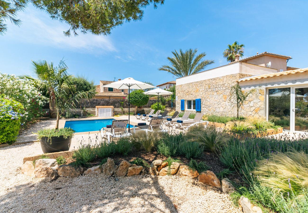 Casa en Santanyi - Villa Azul casa vacacional con piscina privada en Cala Llombards
