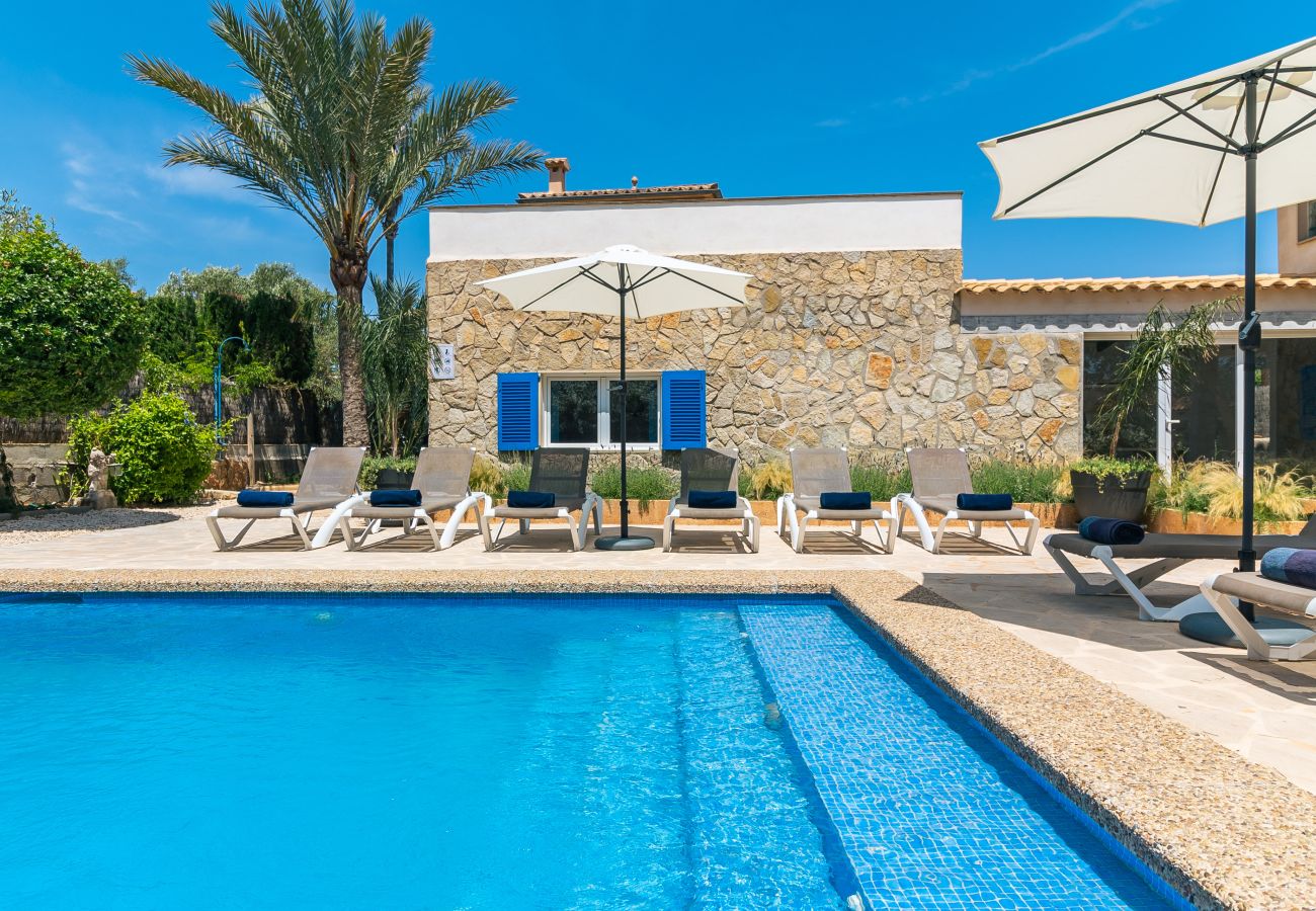 Casa en Santanyi - Villa Azul casa vacacional con piscina privada en Cala Llombards