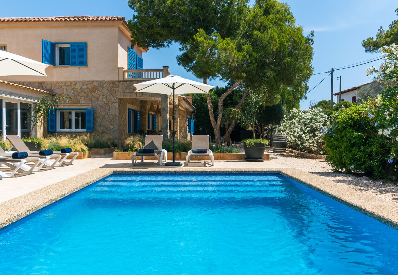 Casa en Santanyi - Villa Azul casa vacacional con piscina privada en Cala Llombards