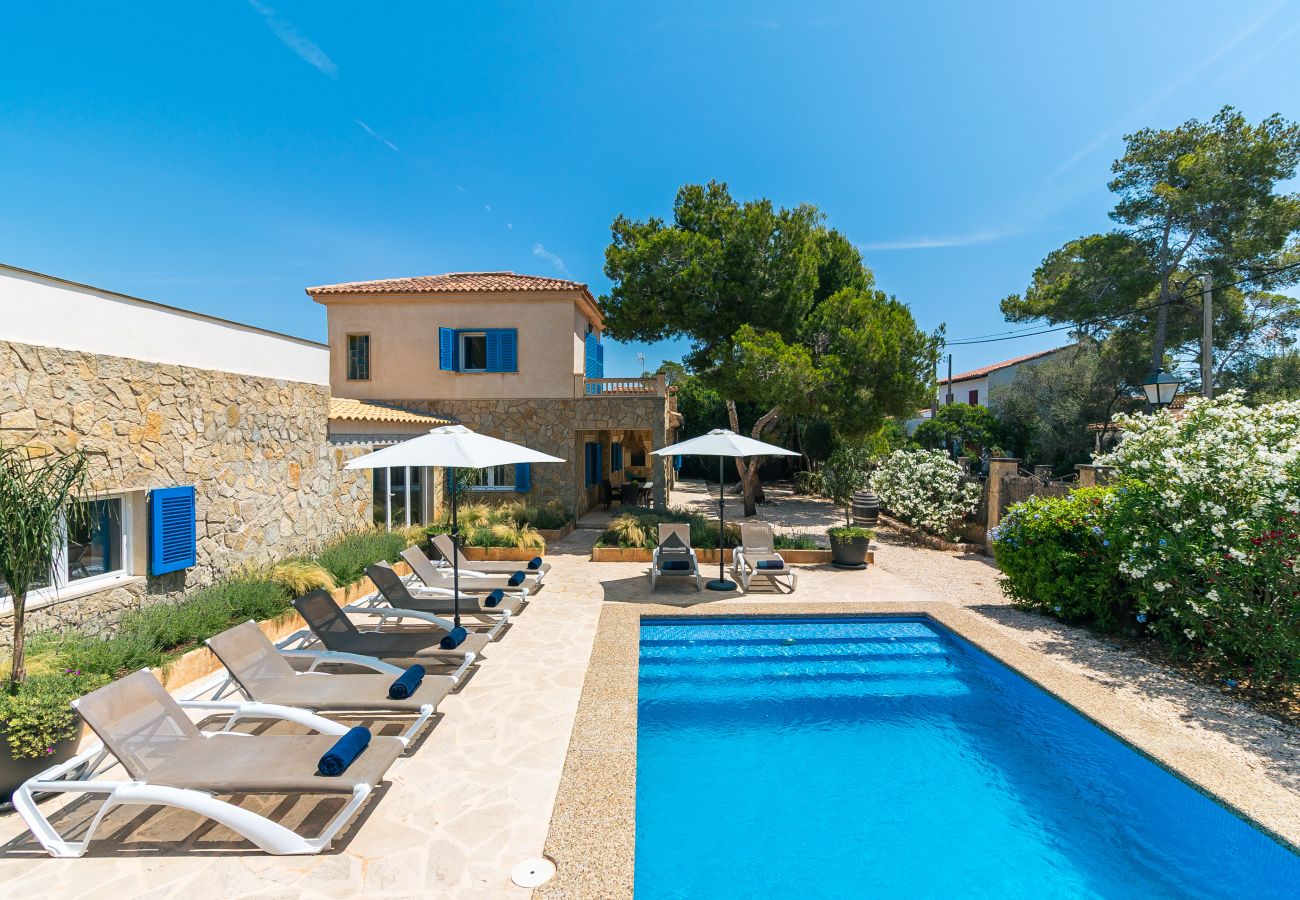 Casa en Santanyi - Villa Azul casa vacacional con piscina privada en Cala Llombards
