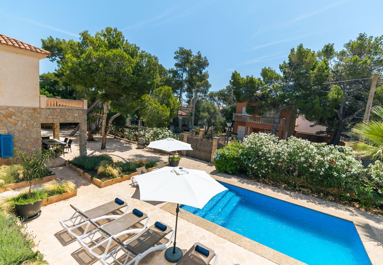 Casa en Santanyi - Villa Azul casa vacacional con piscina privada en Cala Llombards