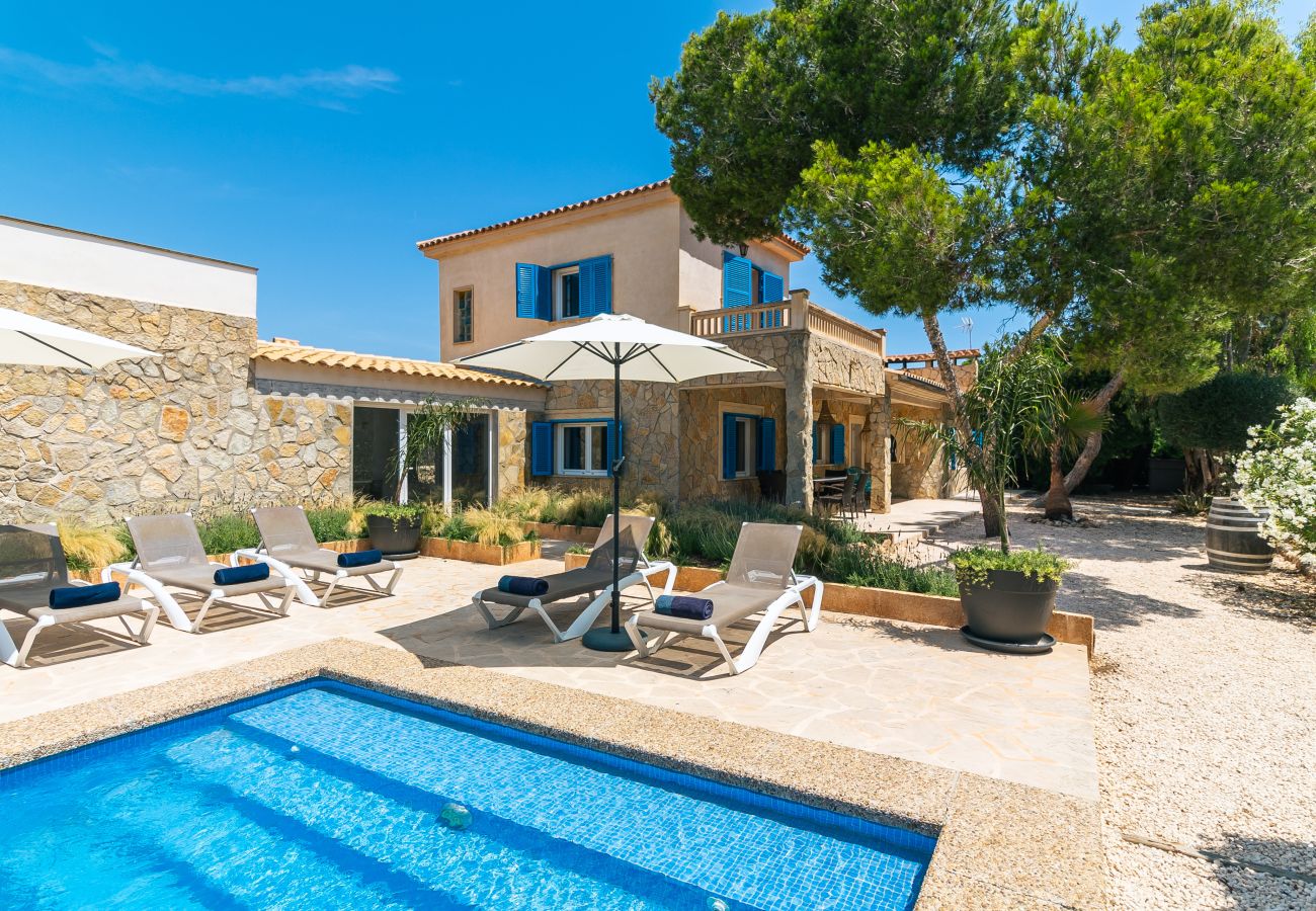 Casa en Santanyi - Villa Azul casa vacacional con piscina privada en Cala Llombards