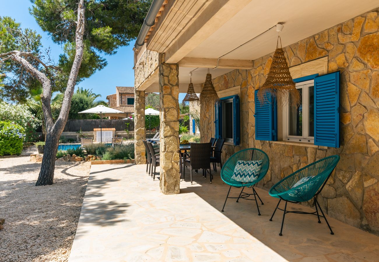 Casa en Santanyi - Villa Azul casa vacacional con piscina privada en Cala Llombards