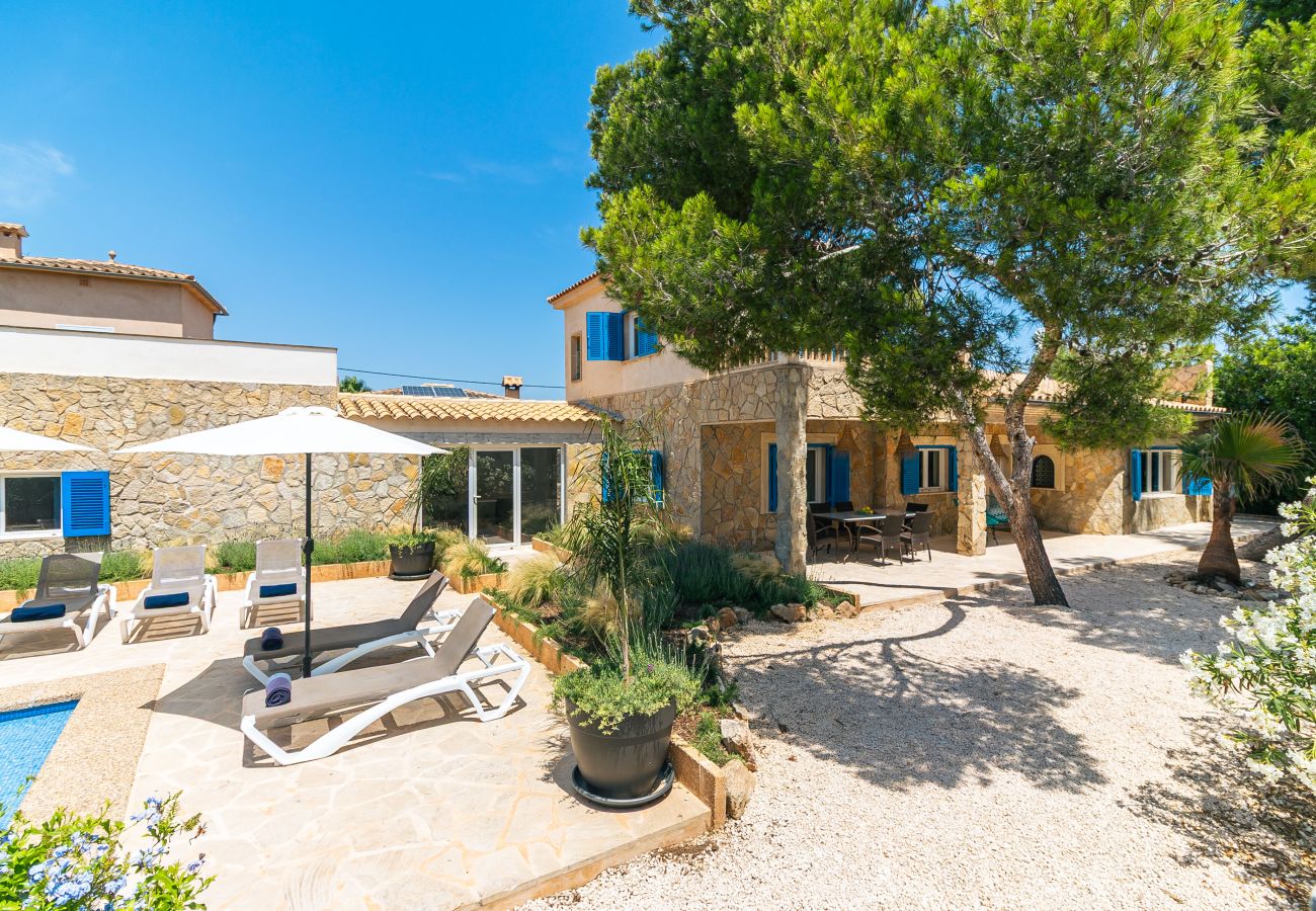 Casa en Santanyi - Villa Azul casa vacacional con piscina privada en Cala Llombards