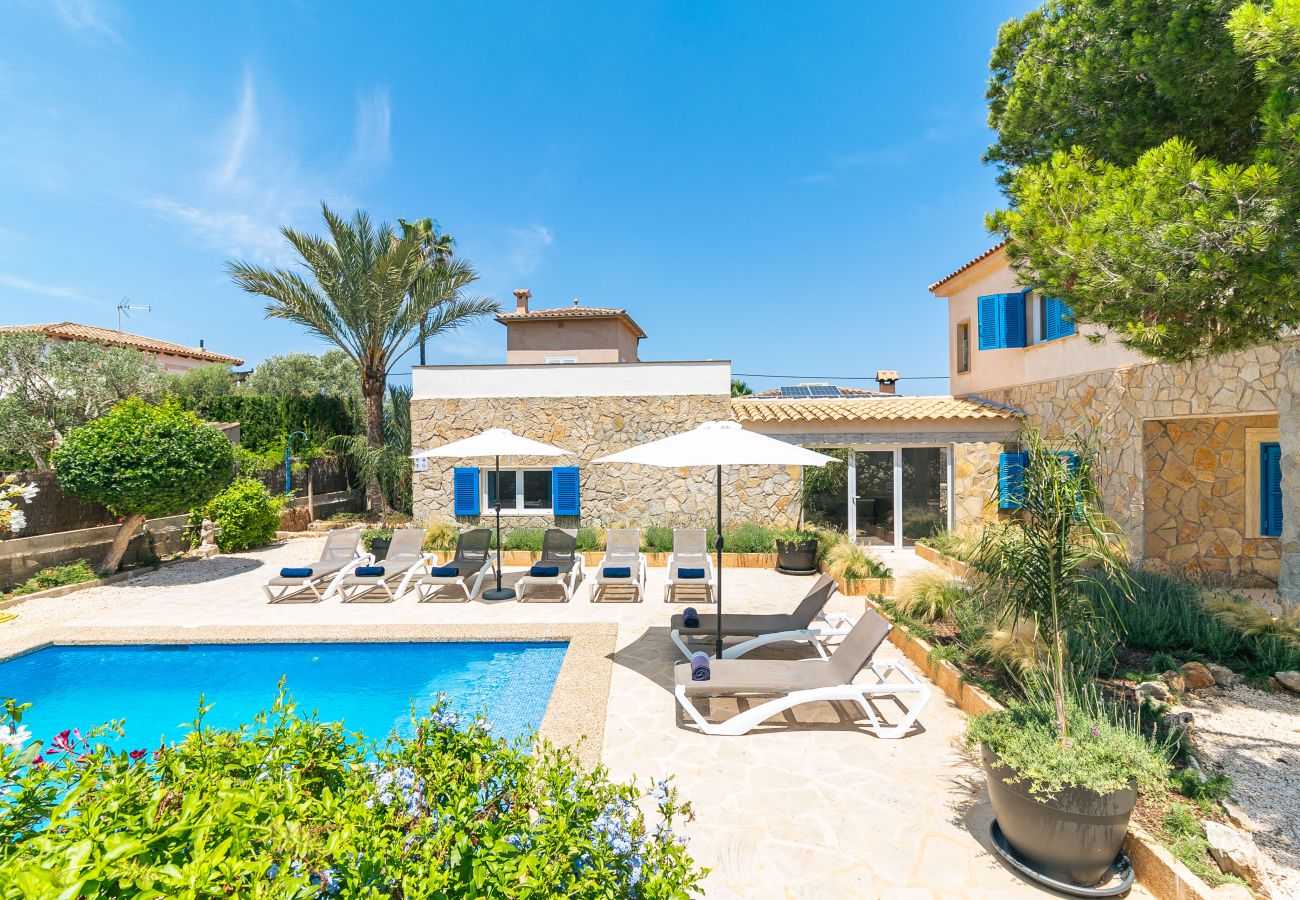 Casa en Santanyi - Villa Azul casa vacacional con piscina privada en Cala Llombards