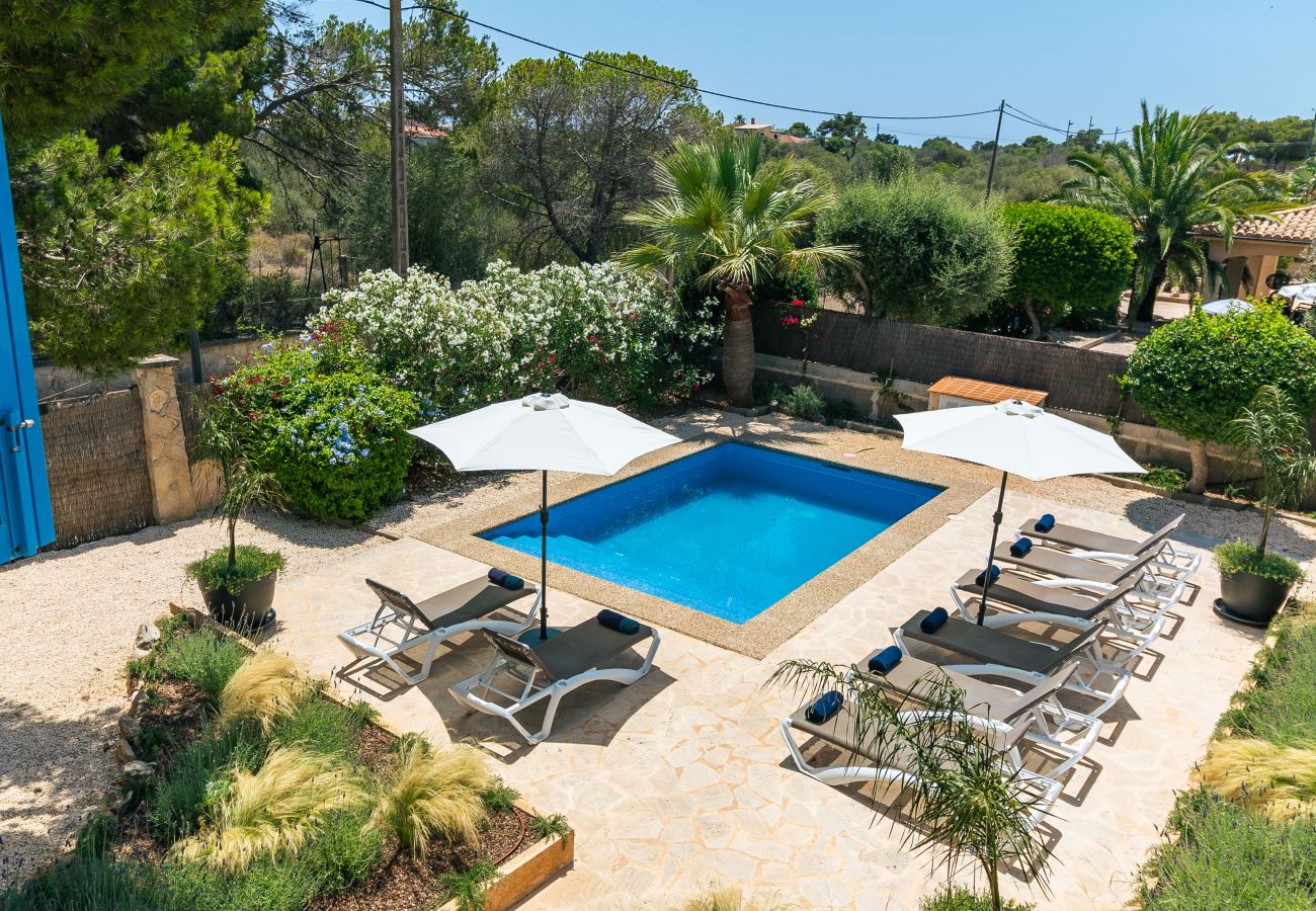 Casa en Santanyi - Villa Azul casa vacacional con piscina privada en Cala Llombards