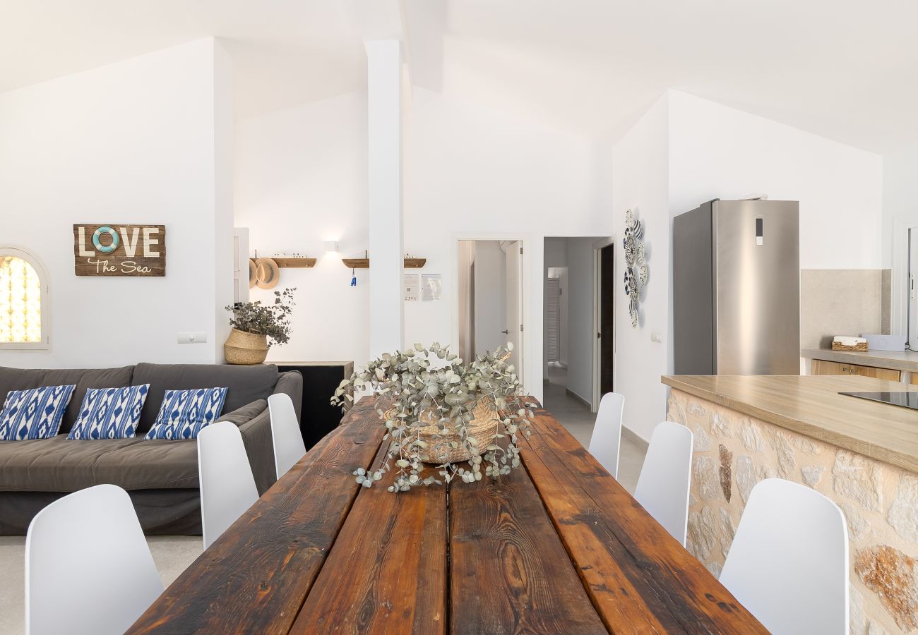 Casa en Santanyi - Villa Azul casa vacacional con piscina privada en Cala Llombards