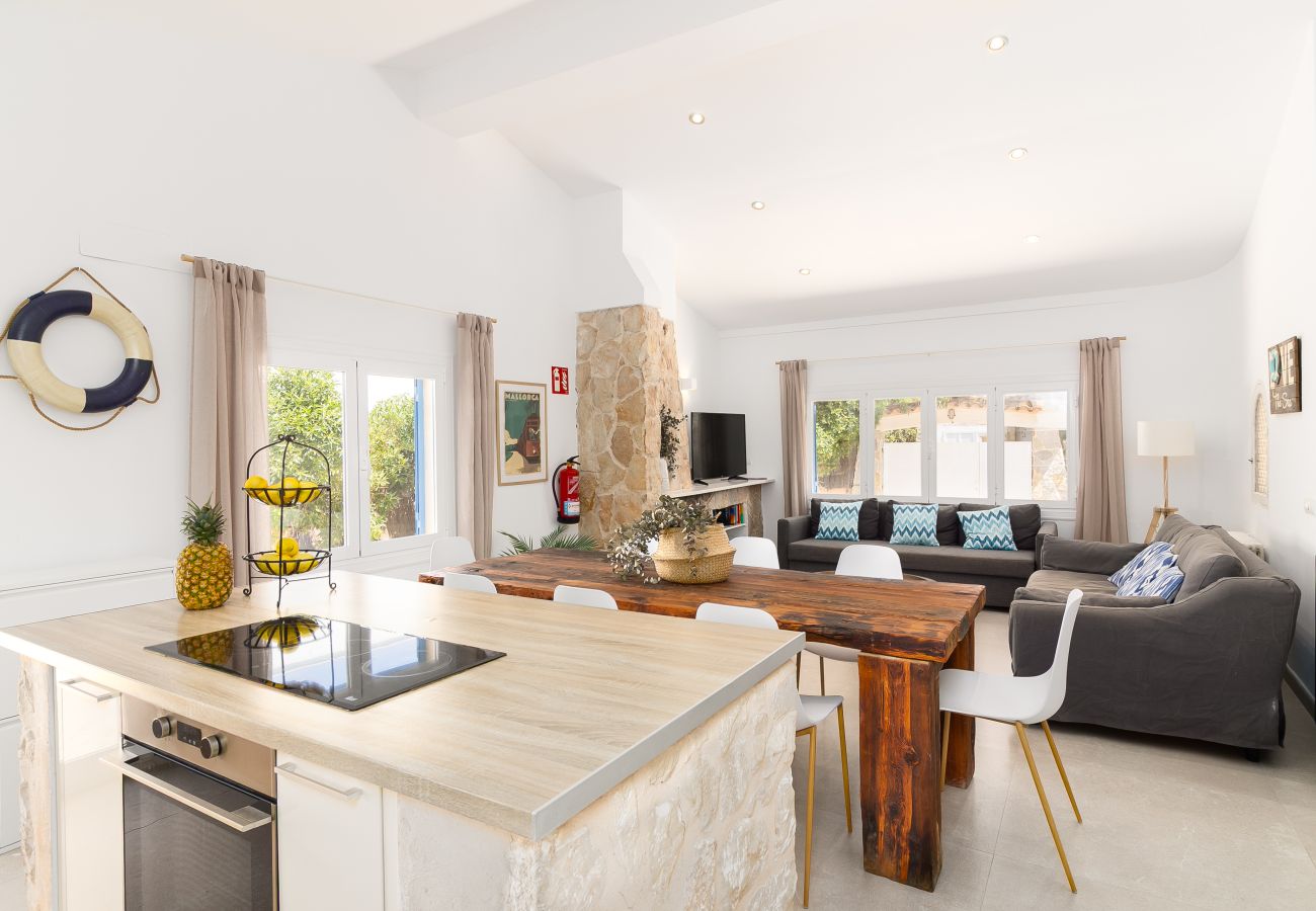 Casa en Santanyi - Villa Azul casa vacacional con piscina privada en Cala Llombards