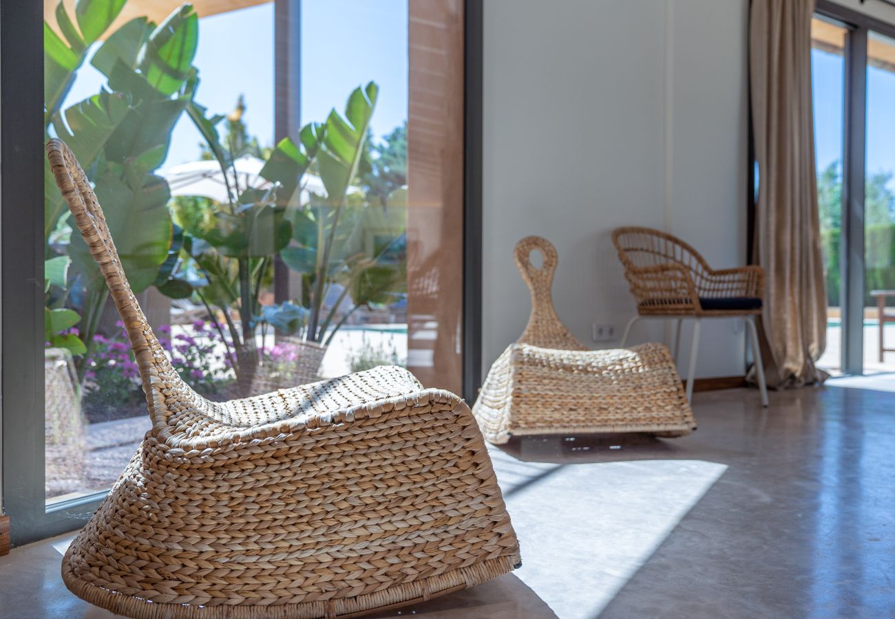 Casa en Campos - Casa de vacaciones Can Riera Elegante alojamiento con piscina para 12 personas cerca de la playa de Es Trenc