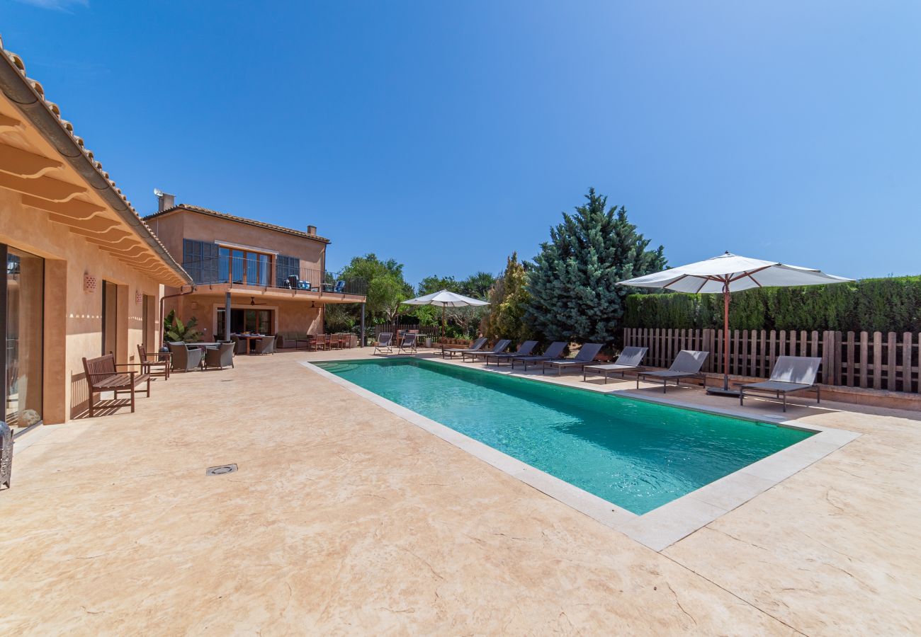 Casa en Campos - Casa de vacaciones Can Riera Elegante alojamiento con piscina para 12 personas cerca de la playa de Es Trenc