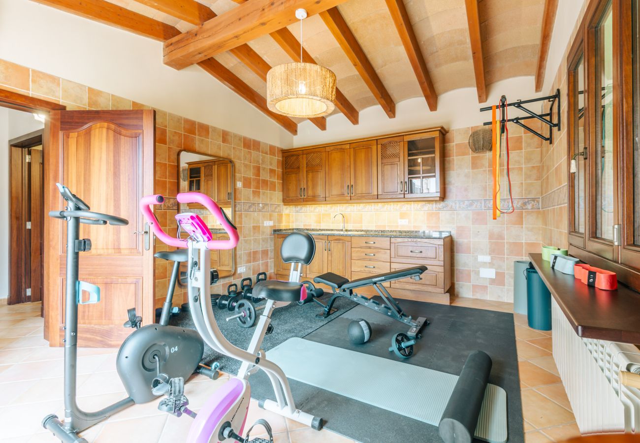 Finca en Son Carrió - Finca Es Molinet Nou casa vacaciones con encanto y piscina privada en Son Carrió, Mallorca