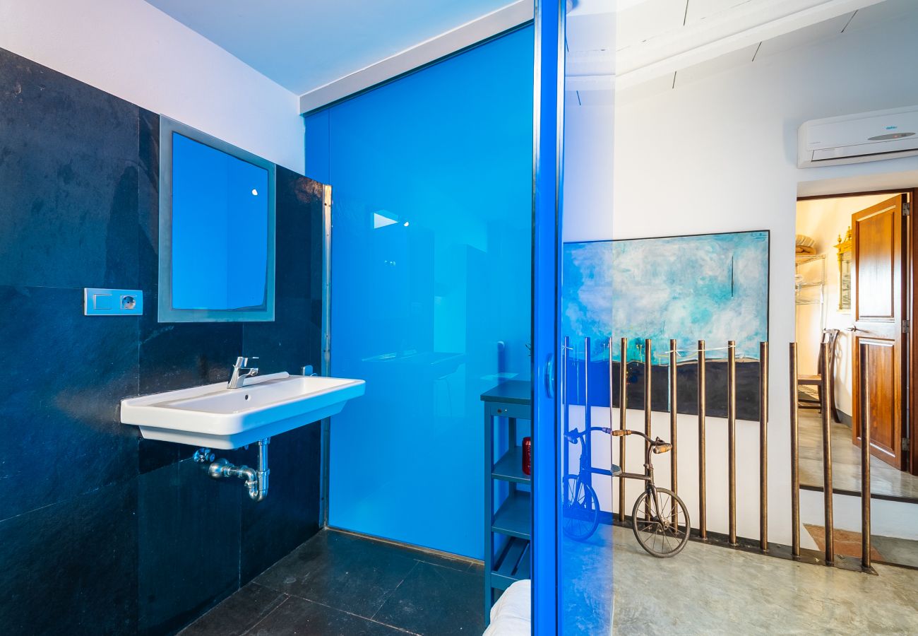 Casa en Cas Concos - Can Pessal casa de vacaciones en la montaña con piscina privada cerca de Es Carritx Mallorca