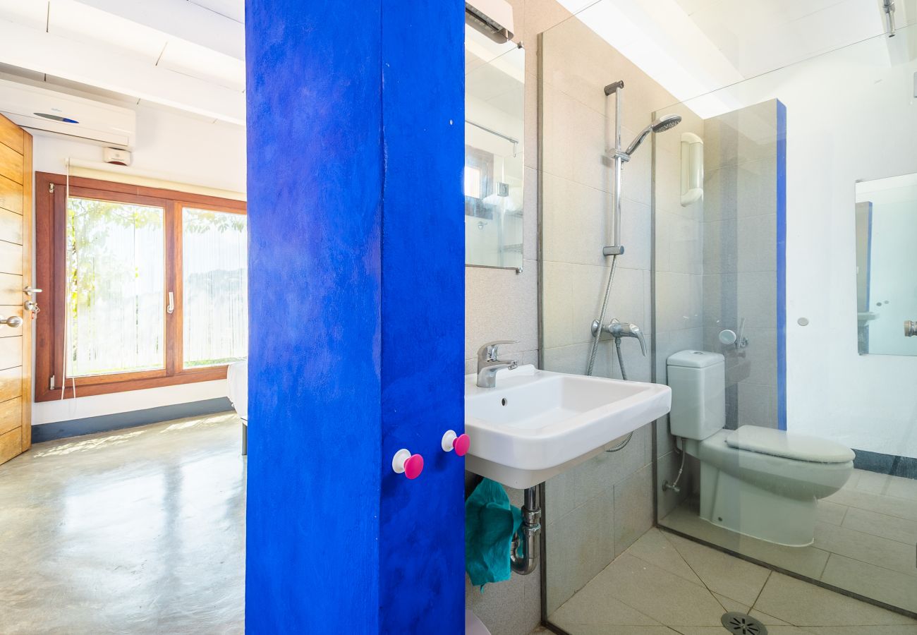 Casa en Cas Concos - Can Pessal casa de vacaciones en la montaña con piscina privada cerca de Es Carritx Mallorca