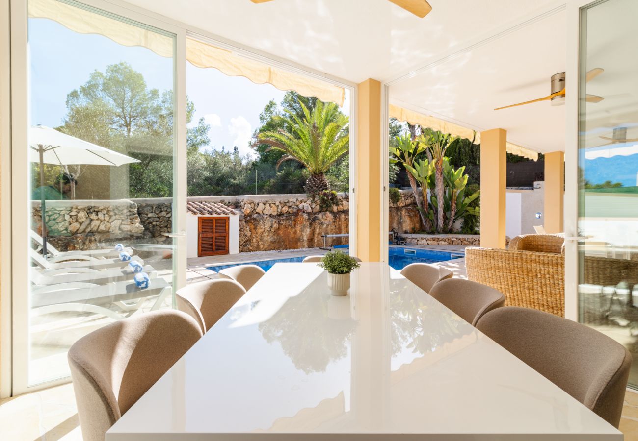 Casa en Manacor - Villa Occitania Mallorca moderna casa de vacaciones en Cala Murada con piscina para 8 personas