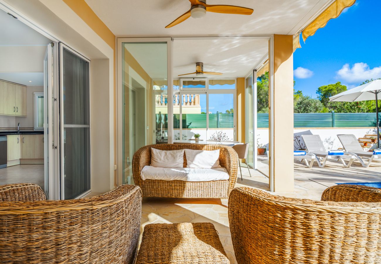 Casa en Manacor - Villa Occitania Mallorca moderna casa de vacaciones en Cala Murada con piscina para 8 personas