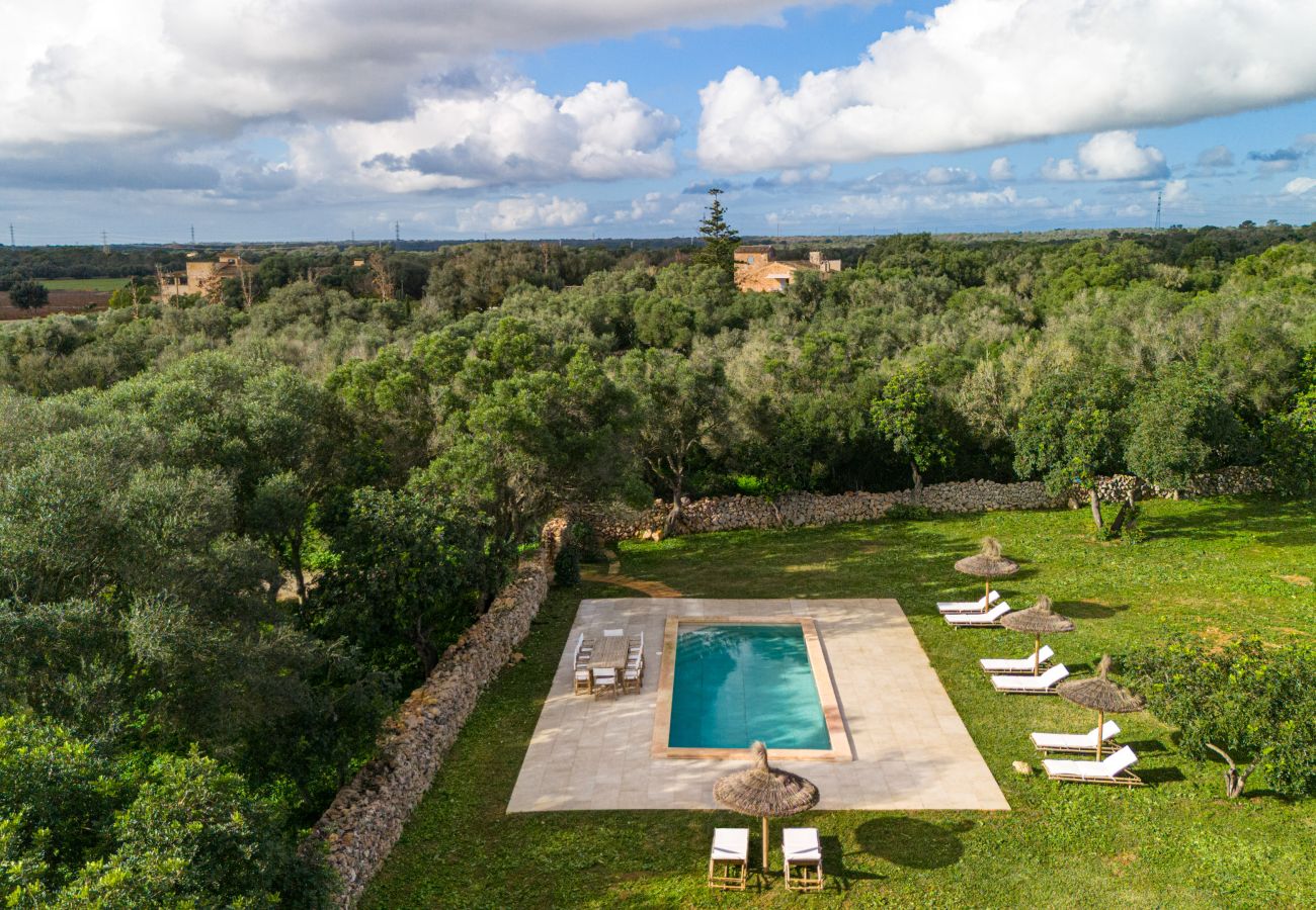 Finca en LLucmajor - Finca Terra Vella finca de lujo con hasta 11 dormitorios en alquiler mensual en Mallorca