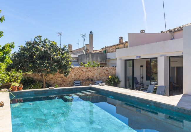 Casa en Ariany - Casa amueblada con piscina privada en Ariany Mallorca para alquiler mensual