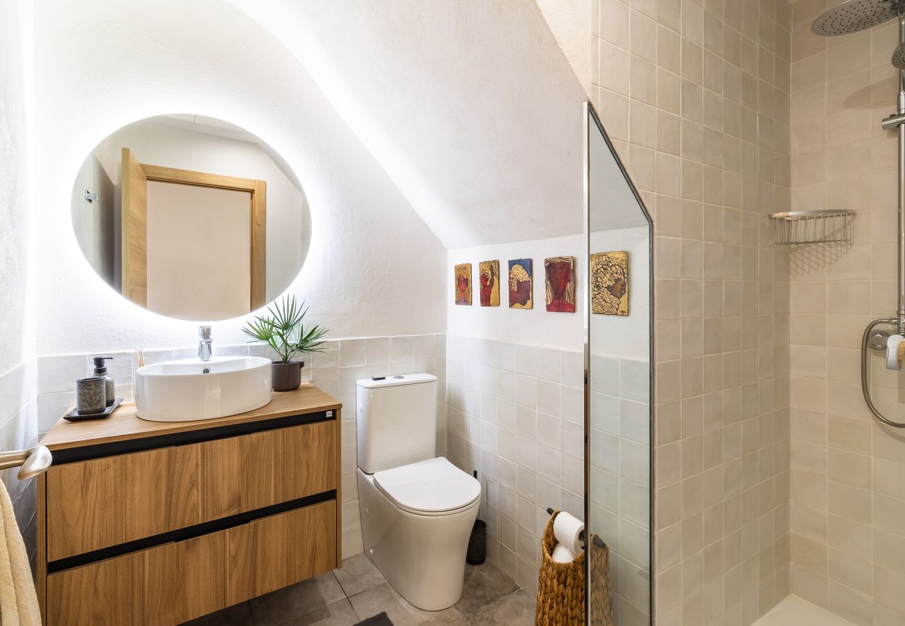 Casa en Ariany - Casa amueblada con piscina privada en Ariany Mallorca para alquiler mensual