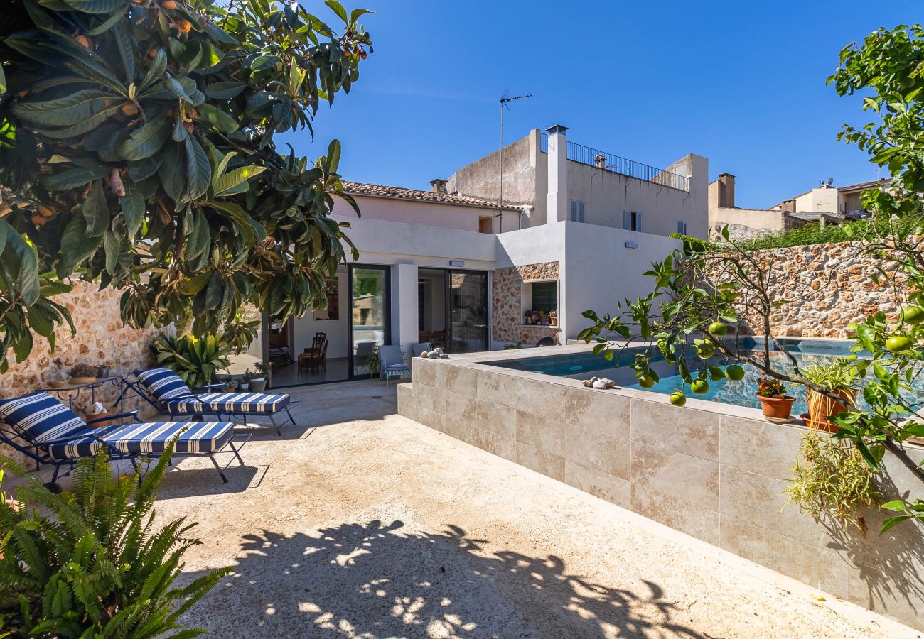 Casa en Ariany - Casa amueblada con piscina privada en Ariany Mallorca para alquiler mensual