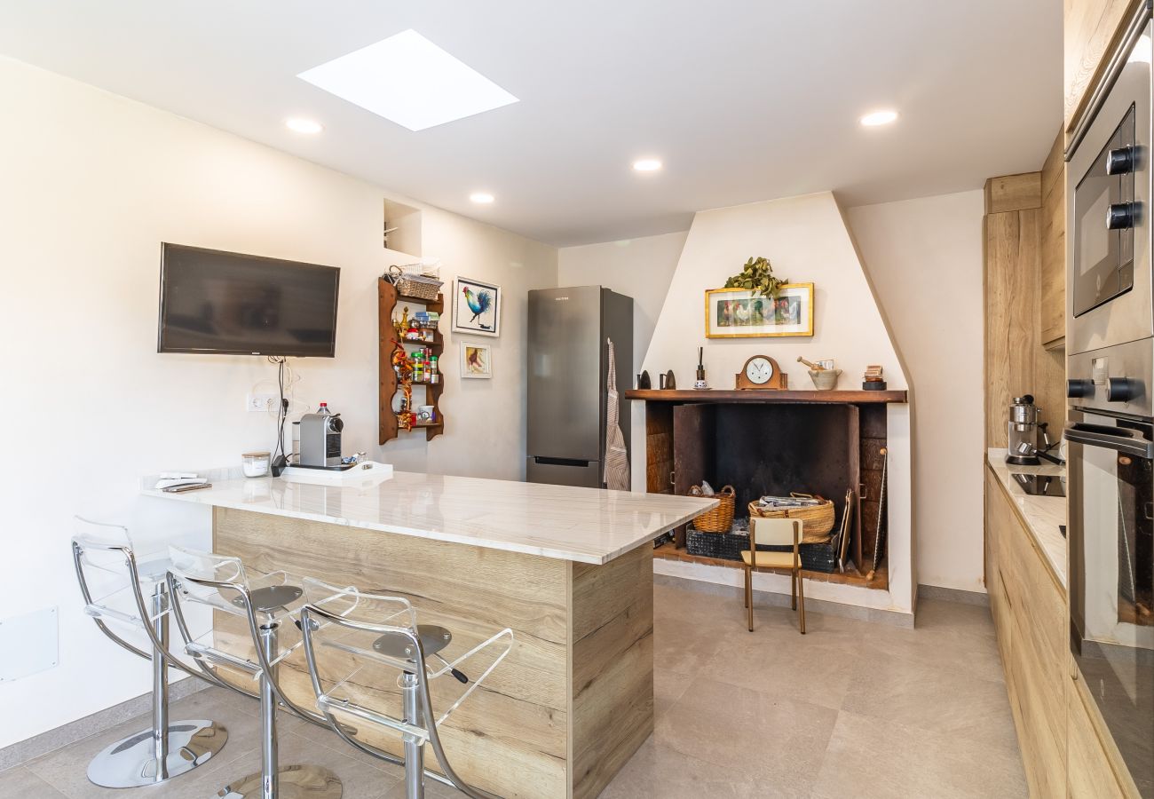Casa en Ariany - Casa amueblada con piscina privada en Ariany Mallorca para alquiler mensual