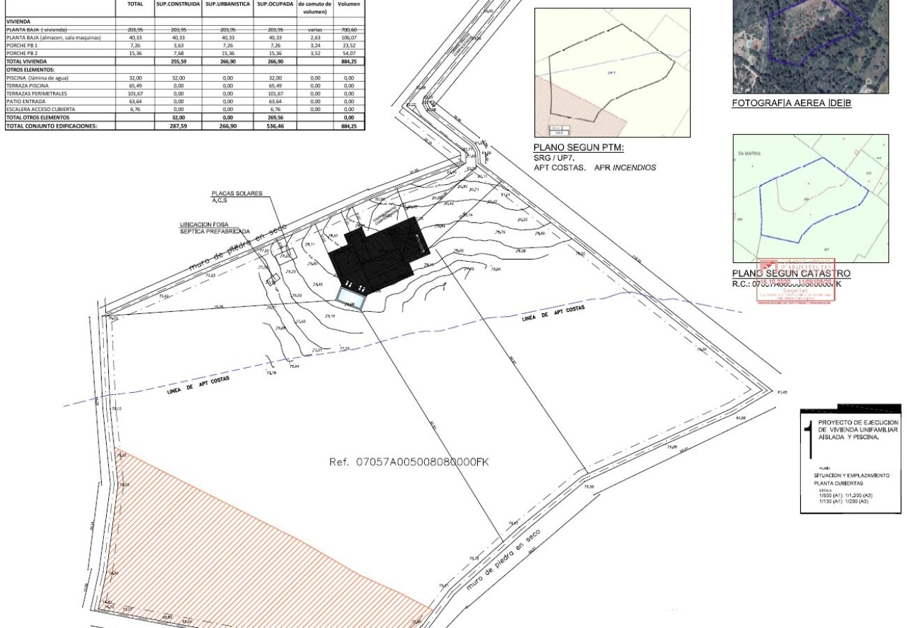 Parcela en Santanyi - Terreno de finca cerca de Santanyí a 500 m de la playa con licencia de obra Parcela en Santanyi - Terreno de finca cerca de Santanyí a 500 m de la playa con licencia de obra