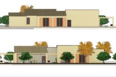 Finca en Santa Margalida - Parcela con proyecto de villa Mallorca Santa Margalida finca moderna de 4 dormitorios