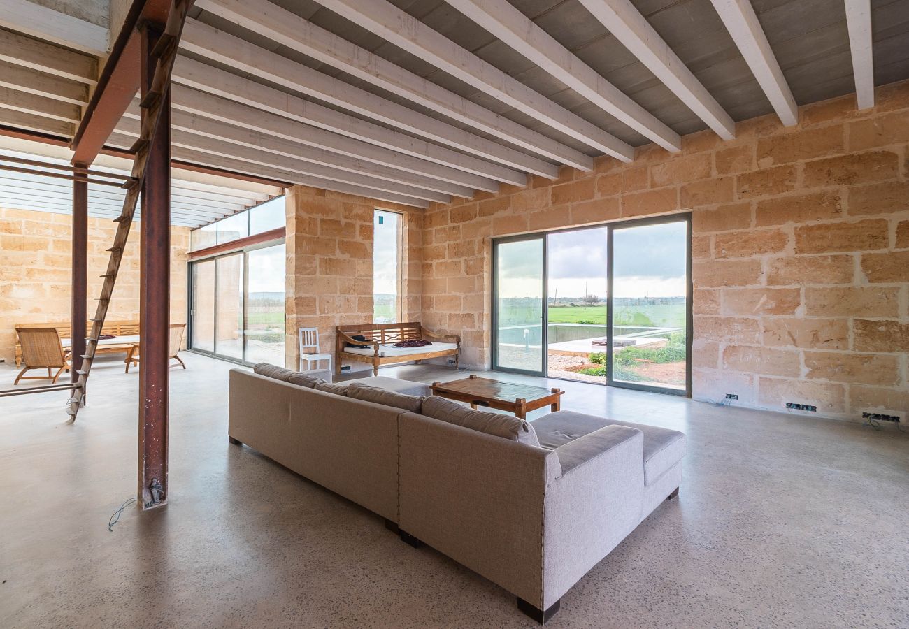 Country house in Campos - Finca Campo Sol Modern Finca in Campos with Pool for Long Term Rental in Mallorca